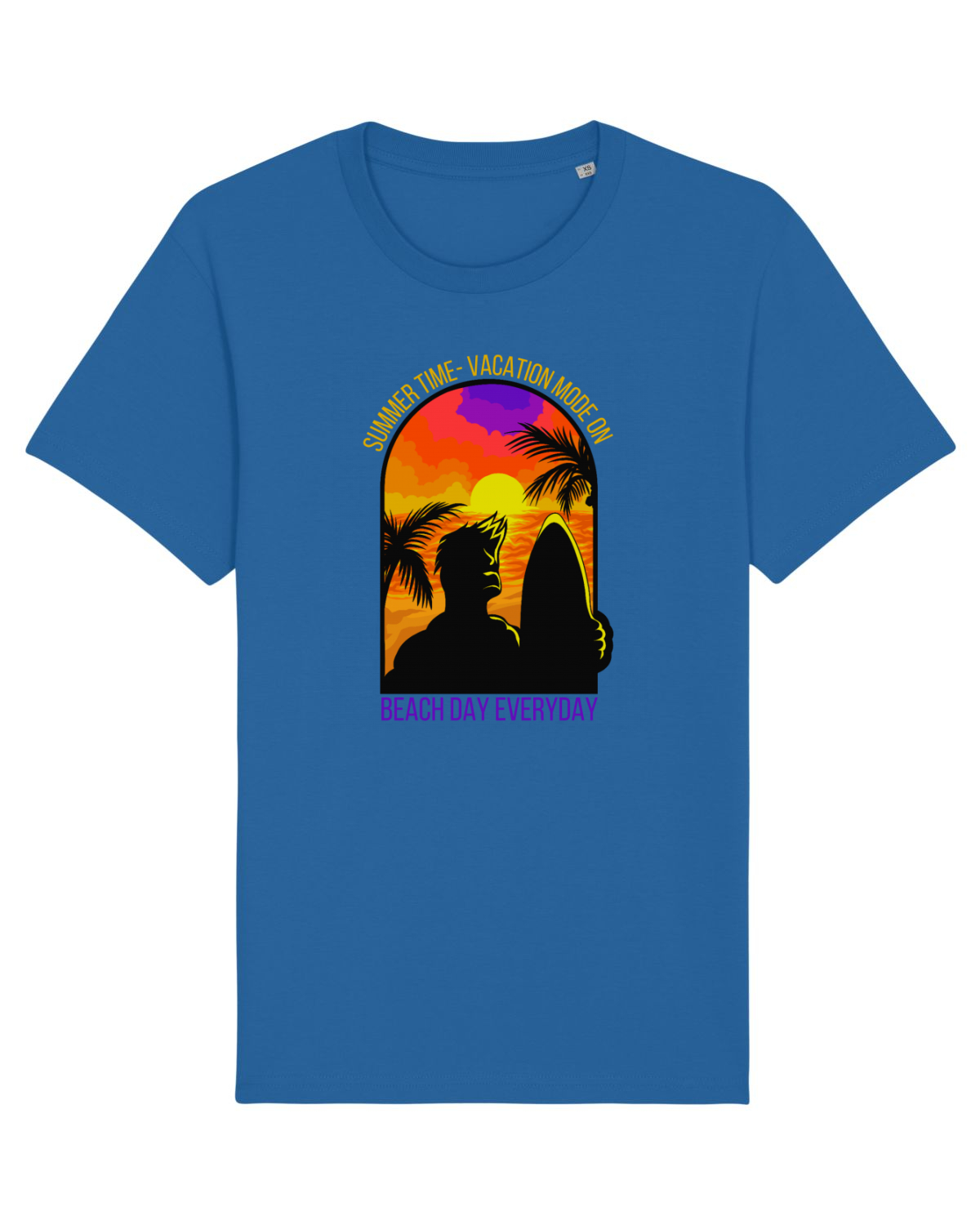 Tricou mânecă scurtă Unisex Rocker Royal Blue