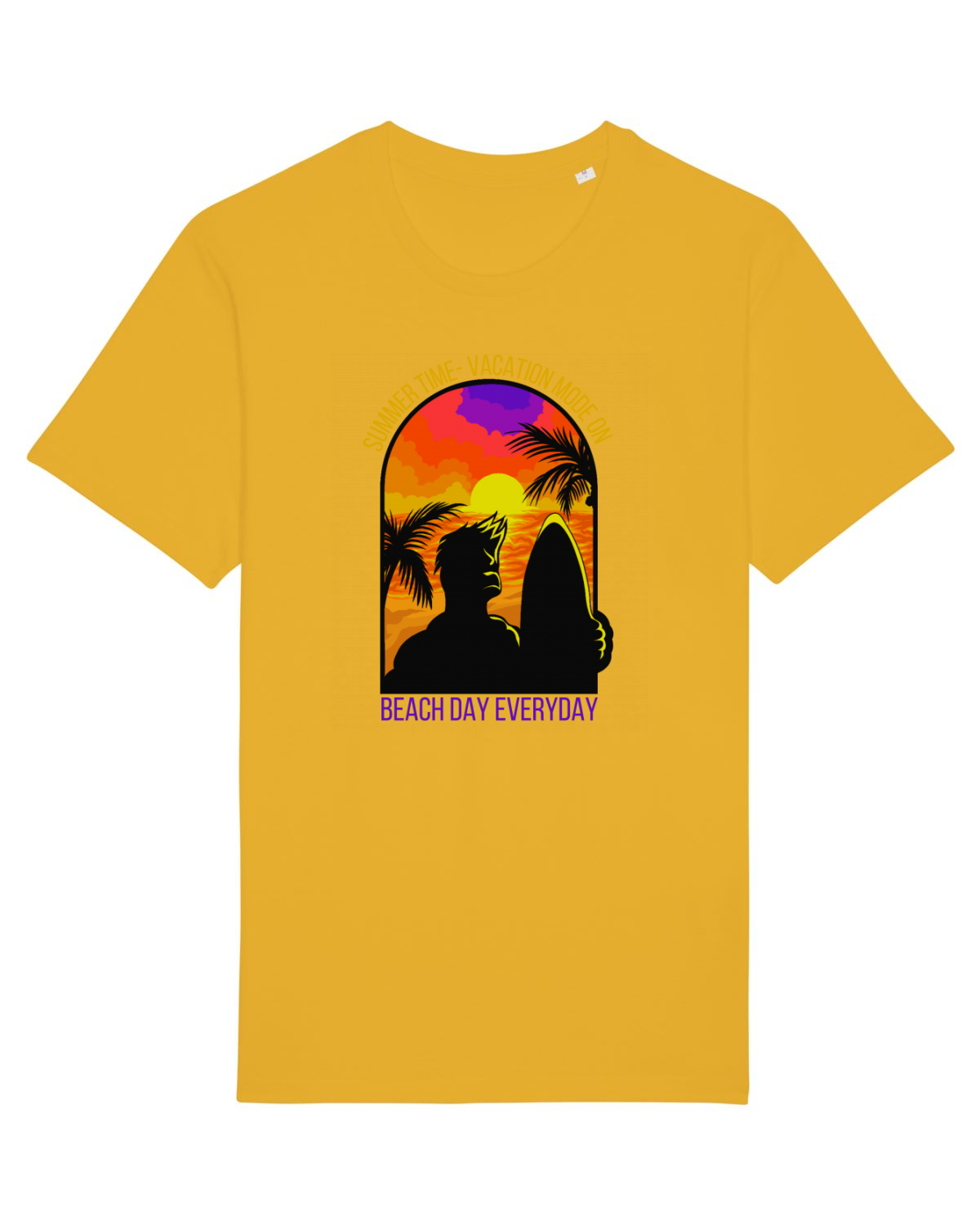 Tricou mânecă scurtă Unisex Rocker Spectra Yellow