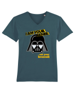 Funny Darth Vader Tricou mânecă scurtă guler V Bărbat Presenter