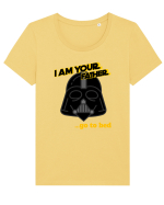 Funny Darth Vader Tricou mânecă scurtă guler larg fitted Damă Expresser