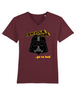 Funny Darth Vader Tricou mânecă scurtă guler V Bărbat Presenter
