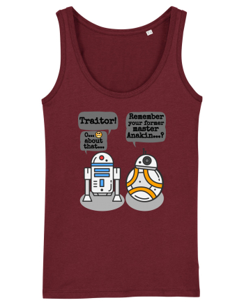 Funny R2D2 And BB8 Burgundy