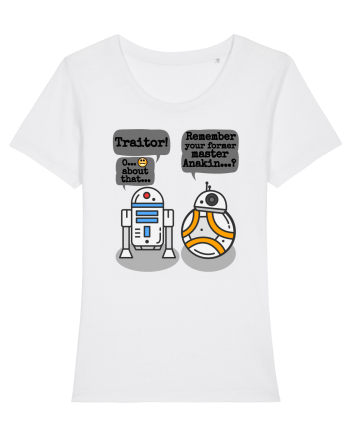 Funny R2D2 And BB8 White