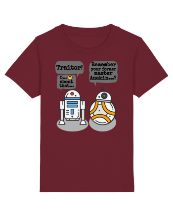 Funny R2D2 And BB8 Burgundy