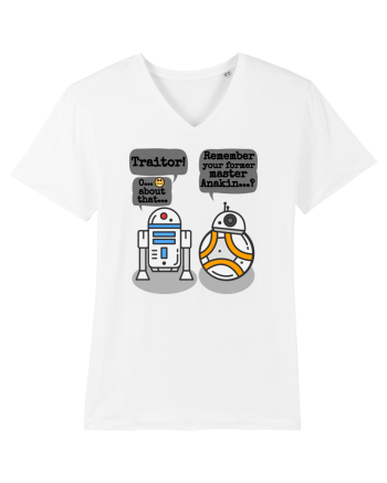 Funny R2D2 And BB8 White