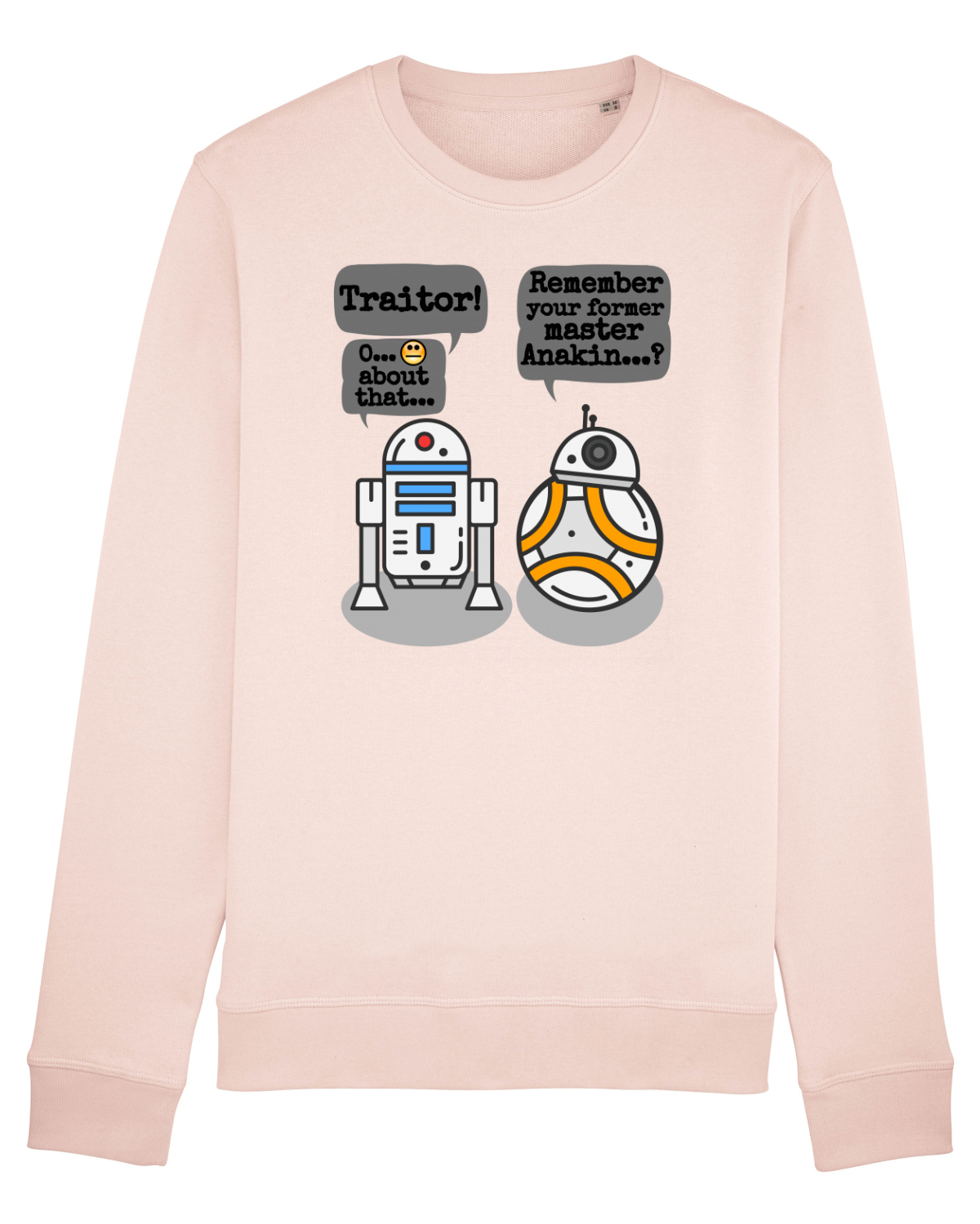 Bluză mânecă lungă Unisex Rise Candy Pink