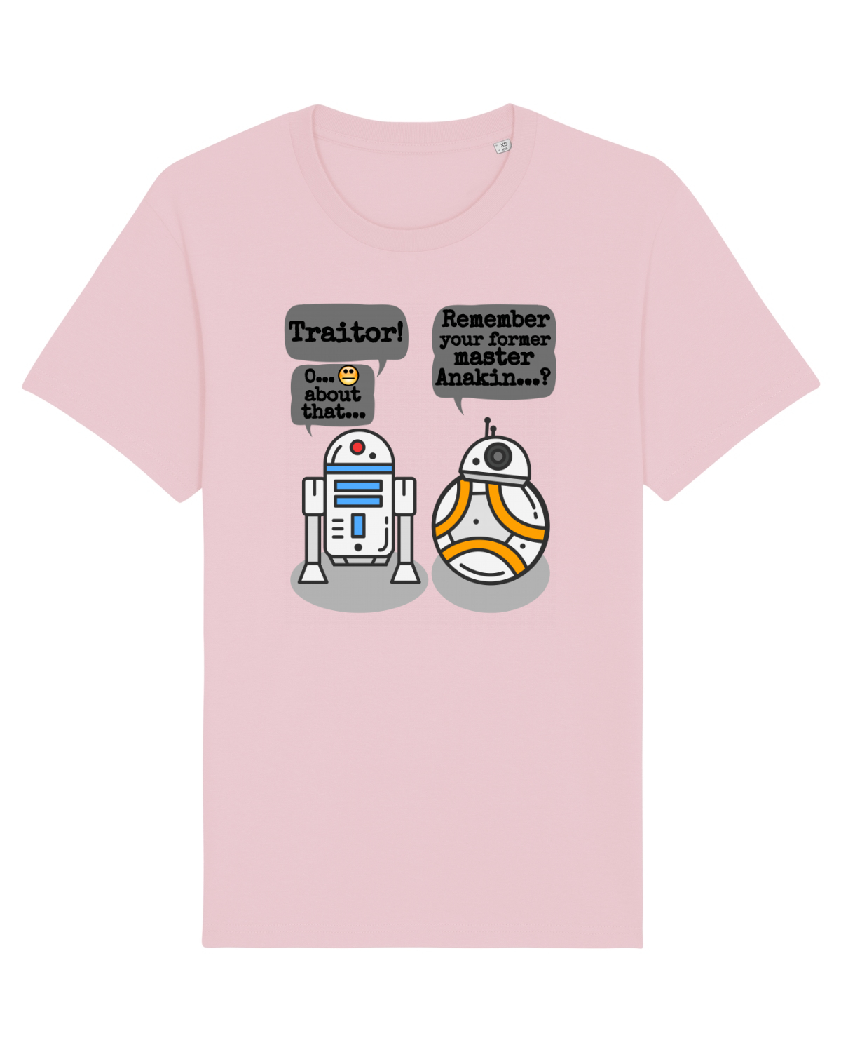 Tricou mânecă scurtă Unisex Rocker Cotton Pink