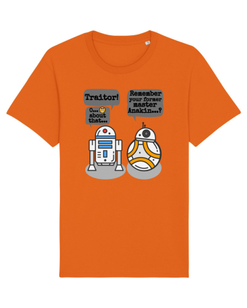 Funny R2D2 And BB8 Bright Orange