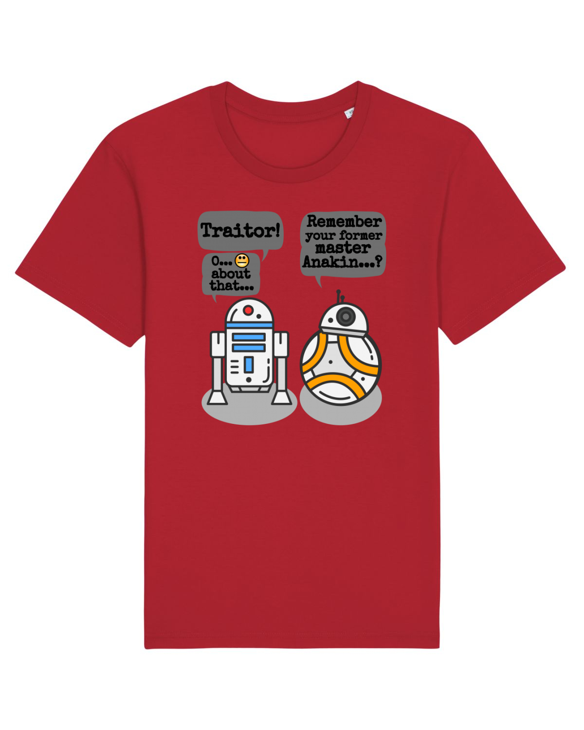 Tricou mânecă scurtă Unisex Rocker Red