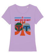 Funny Mandalorian Tricou mânecă scurtă guler larg fitted Damă Expresser