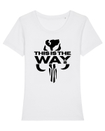 Mandalorian This Is The Way Tricou mânecă scurtă guler larg fitted Damă Expresser