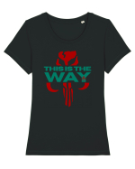 Mandalorian This Is The Way Tricou mânecă scurtă guler larg fitted Damă Expresser
