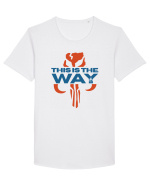 Mandalorian This Is The Way Tricou mânecă scurtă guler larg Bărbat Skater