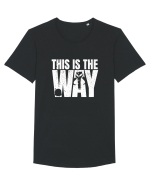 Mandalorian This Is The Way Tricou mânecă scurtă guler larg Bărbat Skater