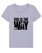 Mandalorian This Is The Way Tricou mânecă scurtă guler larg fitted Damă Expresser