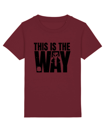 Mandalorian This Is The Way Burgundy