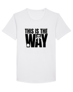 Mandalorian This Is The Way Tricou mânecă scurtă guler larg Bărbat Skater