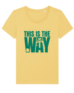 Mandalorian This Is The Way Tricou mânecă scurtă guler larg fitted Damă Expresser