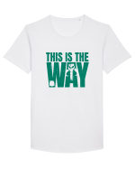Mandalorian This Is The Way Tricou mânecă scurtă guler larg Bărbat Skater