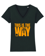Mandalorian This Is The Way Tricou mânecă scurtă guler V Damă Evoker