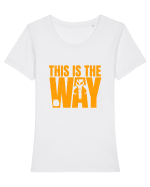 Mandalorian This Is The Way Tricou mânecă scurtă guler larg fitted Damă Expresser