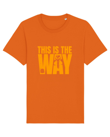 Mandalorian This Is The Way Bright Orange