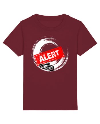 Motorcycle Alert Burgundy