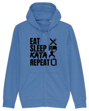 Eat Sleep Kata Repeat  Bright Blue
