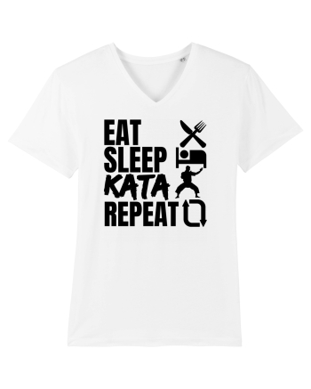 Eat Sleep Kata Repeat  White
