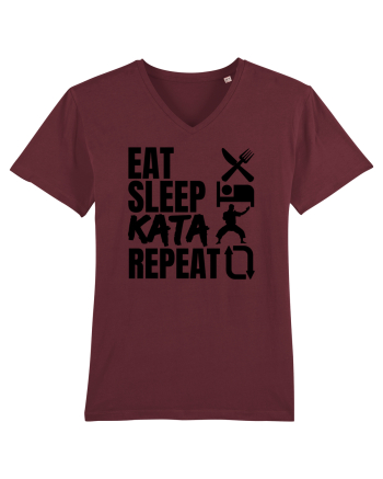 Eat Sleep Kata Repeat  Burgundy