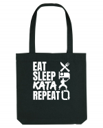 Eat Sleep Kata Repeat  Sacoșă textilă