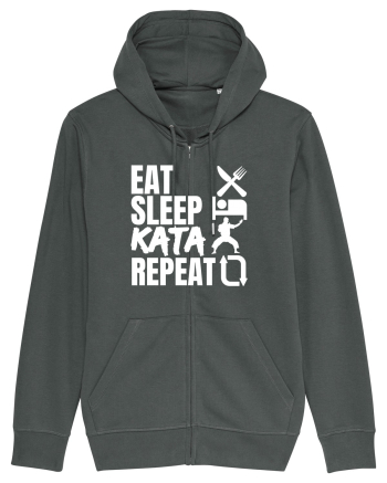 Eat Sleep Kata Repeat  Anthracite