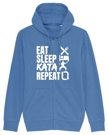 Eat Sleep Kata Repeat  Bright Blue