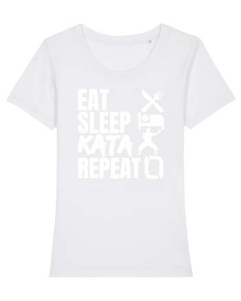 Eat Sleep Kata Repeat  White