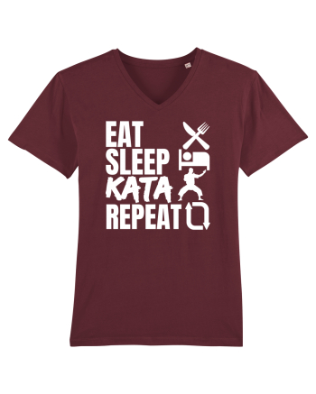 Eat Sleep Kata Repeat  Burgundy