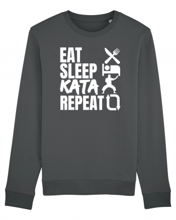 Eat Sleep Kata Repeat  Anthracite