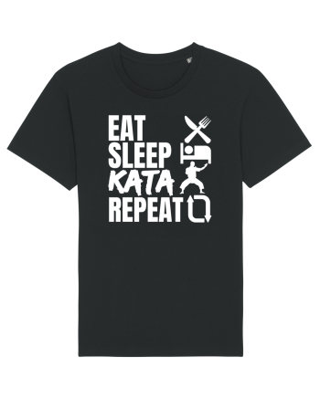 Eat Sleep Kata Repeat  Black