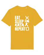 Eat Sleep Kata Repeat  Tricou mânecă scurtă Unisex Rocker