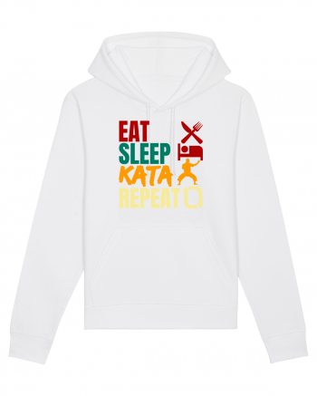 Eat Sleep Kata Repeat  White