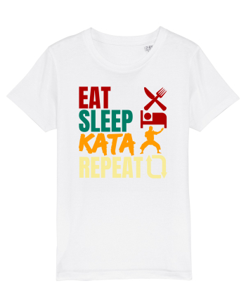 Eat Sleep Kata Repeat  White
