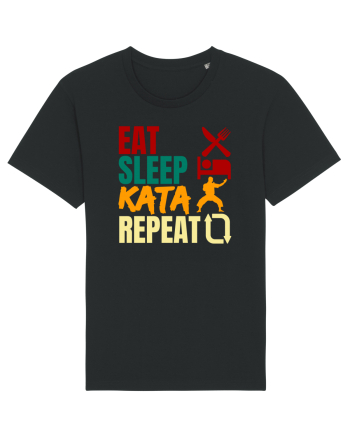 Eat Sleep Kata Repeat  Black