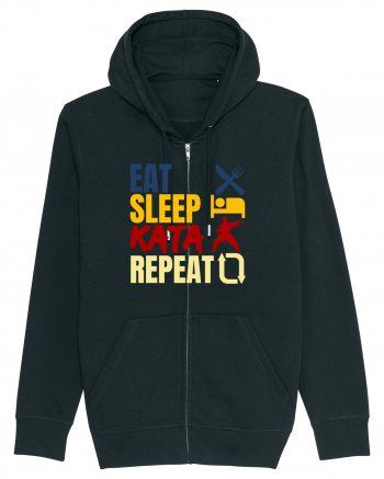 Eat Sleep Kata Repeat  Black