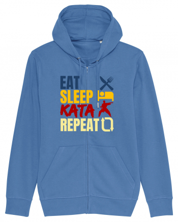 Eat Sleep Kata Repeat  Bright Blue