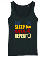 Eat Sleep Kata Repeat  Maiou Damă Dreamer