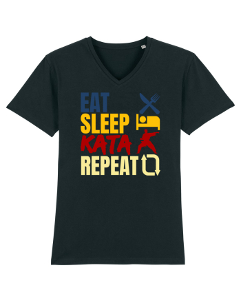 Eat Sleep Kata Repeat  Black