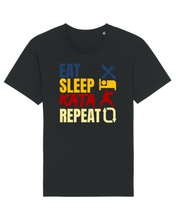 Eat Sleep Kata Repeat  Black