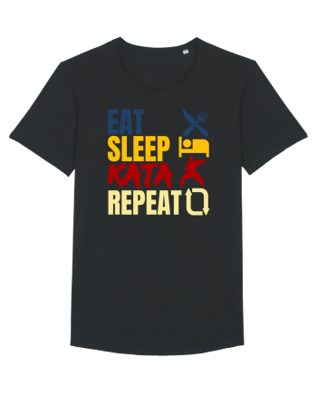 Eat Sleep Kata Repeat  Black