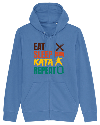 Eat Sleep Kata Repeat  Bright Blue