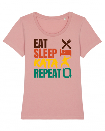 Eat Sleep Kata Repeat  Canyon Pink