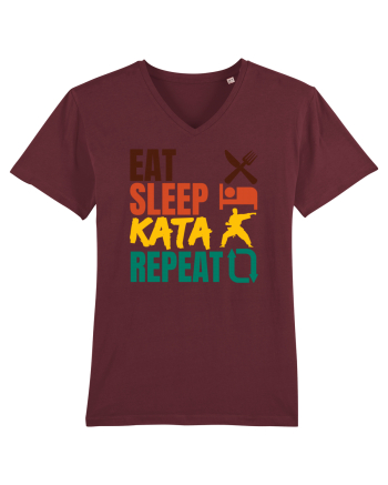 Eat Sleep Kata Repeat  Burgundy